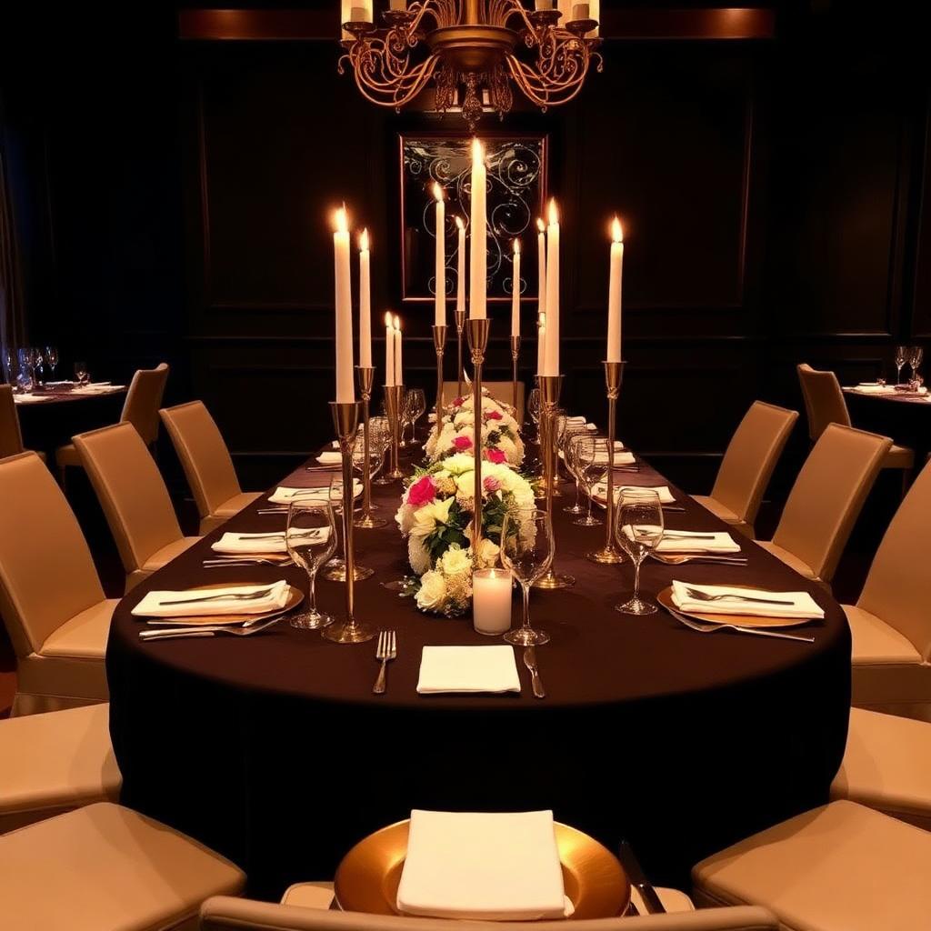 Private event setup